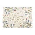 Happy Holidays Greeting Card - Olive Unlined Envelope